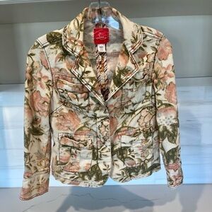 LUX by Anthropologie Linen Blazer